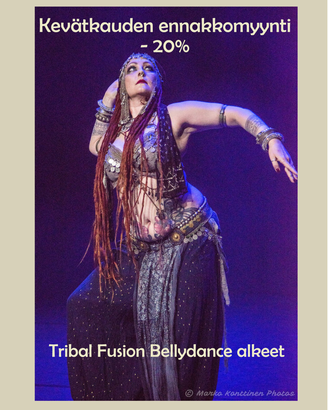 Tribal Fusion Bellydance Alkeet - Keväkauden ennakkomyynti OSAMAKSULLA